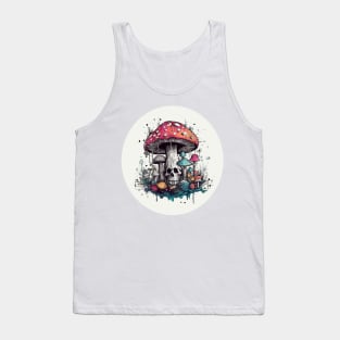 Mushroom Skull Tank Top